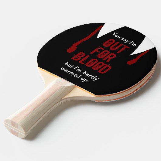 Personalisierter Name: Funny Out Tischtennis Schläger (Vorderseite)