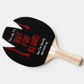 Personalisierter Name: Funny Out Tischtennis Schläger (Seitenansicht)