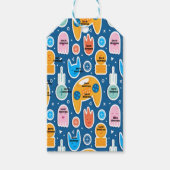 Personalisierter Name für das blaue Videospiel Geschenkanhänger (Vorderseite)