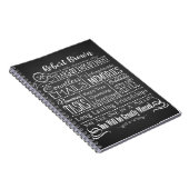 Personalisierter Name für das Notebook Notizblock (Rechte Seite)