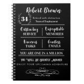 Personalisierter Name für das Notebook Notizblock (Vorderseite)