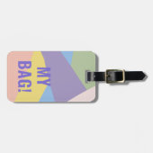 Personalisierter Name für die Beistellfarben meine Gepäckanhänger (Vorderseite horizontal)