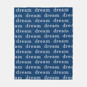 Personalisierter Name für die blaue Marine Fleecedecke