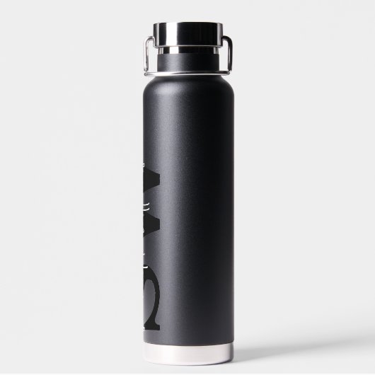 Personalisierter Name für eine Minimalistische Mon Trinkflasche (Rückseite)