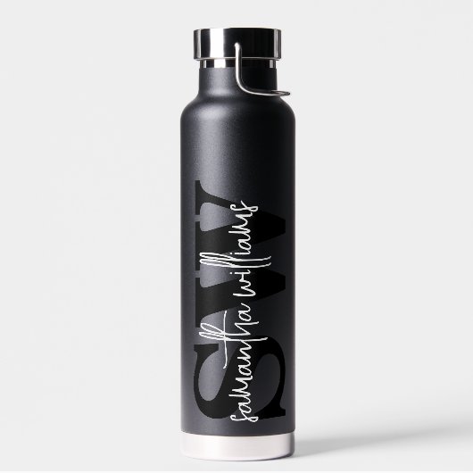 Personalisierter Name für eine Minimalistische Mon Trinkflasche (Links)