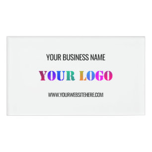 Personalisierter Name für  Firmenlogo Namenschild
