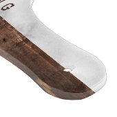 Personalisierter Name für Holz und Marmor Schneidebrett (Ecke)