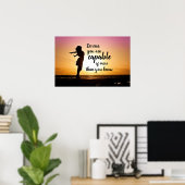 Personalisierter Name für Inspiration Poster (Heimbüro)