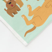 Personalisierter Name für Kindernahrung und Vliess Fleecedecke (Ecke)