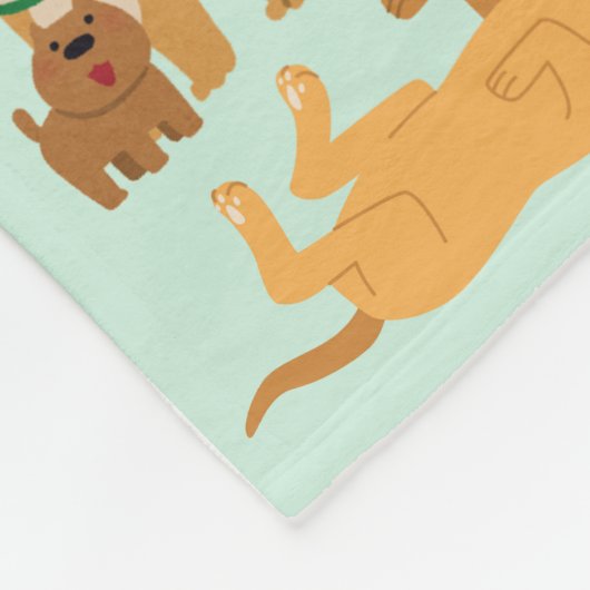 Personalisierter Name für Kindernahrung und Vliess Fleecedecke (Ecke)