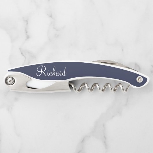 Personalisierter Name für klassisches Skript Kellnermesser (Vorderseite)