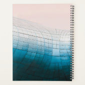 Personalisierter Name für modernes geometrisches S Planer (Rückseite)