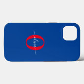 Personalisierter Name für Monogramm Case-Mate iPhone Hülle (Rückseite (Horizontal))