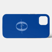 Personalisierter Name für Monogramm Case-Mate iPhone Hülle (Rückseite (Horizontal))