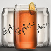 Personalisierter Name für Monogramm Dosenglas