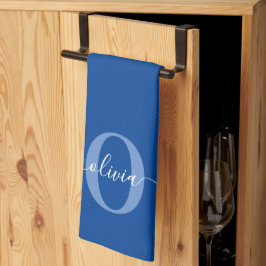 Personalisierter Name für Monogramm Geschirrtuch