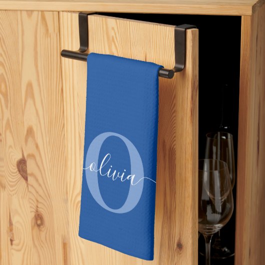 Personalisierter Name für Monogramm Geschirrtuch (Drittel gefaltet)