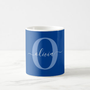 Personalisierter Name für Monogramm Kaffeetasse