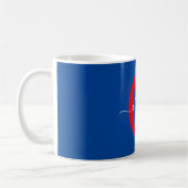 Personalisierter Name für Monogramm Kaffeetasse (Links)