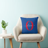 Personalisierter Name für Monogramm Kissen (Stuhl )