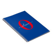 Personalisierter Name für Monogramm Notizblock (Rechte Seite)