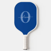 Personalisierter Name für Monogramm Pickleball Schläger (Rückseite)
