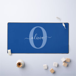 Personalisierter Name für Monogramm Schreibtischunterlage