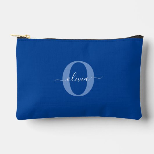 Personalisierter Name für Monogramm Zubehörtasche (Vorderseite)