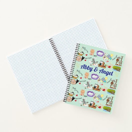 Personalisierter Name für Sie oder Ihr Kind Notizblock (Innenseite)