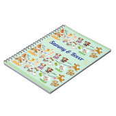 Personalisierter Name für Sie oder Ihr Kind Notizblock (Linke Seite)