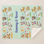 Personalisierter Name für Sie oder Ihr Kind Sherpadecke (Vorderseite (Horizontal))