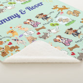 Personalisierter Name für Sie oder Ihr Kind Sherpadecke (3/4)