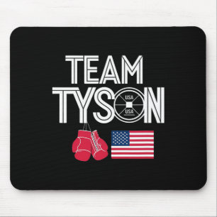 Personalisierter Name für Team Tyson Familie Vinta Mousepad