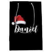 Personalisierter Name für Weihnachten Mittlere Geschenktüte (Vorderseite)