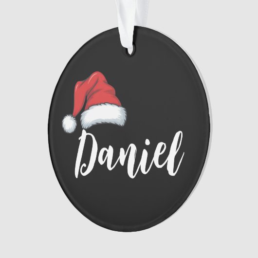 Personalisierter Name für Weihnachten Ornament (Vorderseite)