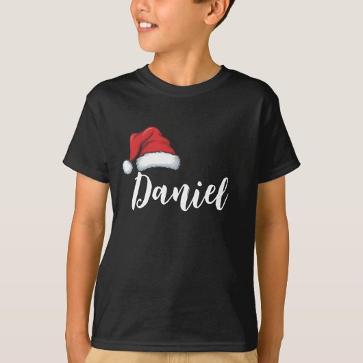 Personalisierter Name für Weihnachten T-Shirt (Vorderseite)