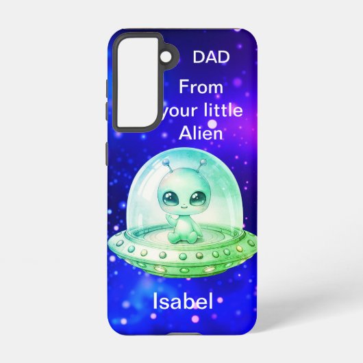 Personalisierter Name Galaxy 21 Samsung Galaxy Hülle (Rückseite)