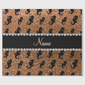Personalisierter Name gebrannte Geschenkpapier (Flach)