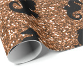 Personalisierter Name gebrannte Geschenkpapier (Rolleneckpunkt)