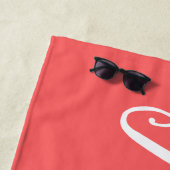 Personalisierter Name Geburtsdatum Custom Pool Vac Strandtuch (Beispiel)