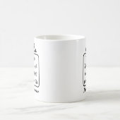 Personalisierter Name Geburtstagsgeschenk Idee Fun Kaffeetasse (Mittel)