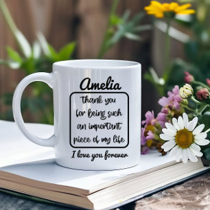 Personalisierter Name Geburtstagsgeschenk Idee Fun Kaffeetasse