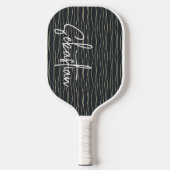 Personalisierter Name Gemustert Pickleball Schläger (Vorderseite)