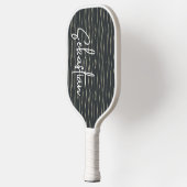 Personalisierter Name Gemustert Pickleball Schläger (Links)