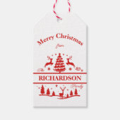 Personalisierter Name Geschenkanhänger (Vorderseite)