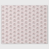 Personalisierter Name Geschenkpapier (Flach)