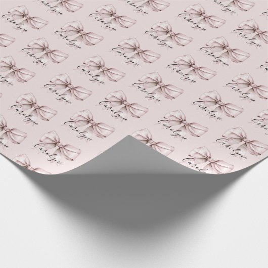 Personalisierter Name Geschenkpapier (Ecke)