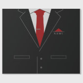 Personalisierter Name Geschenkpapier (Flach)