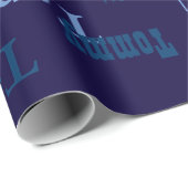 Personalisierter Name Geschenkpapier (Rolleneckpunkt)