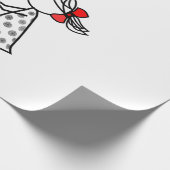 Personalisierter Name Geschenkpapier Couple Liebe (Ecke)